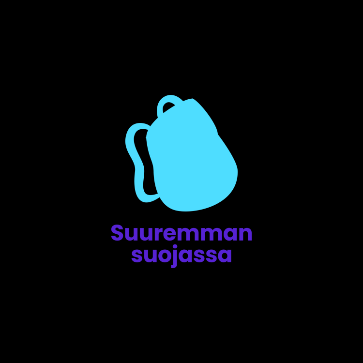 Repun kuva. Alla teksti Suuremman suojassa